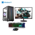Prebuild PC Full Set Intel Core i5 4th Gen| 8GB Ram | 256GB SSD | 22 inch LED Monitor | RGB Keyboard and Mouse  With 1 Year Warranty
