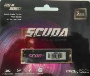 Scuda M.2 256 GB Laptop and Desktop Internal Solid State Drive (SSD) (M.2 256GB SSD)