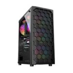 Ant Esports Elite 1120 RGB Mid-Tower Computer Case Gaming Cabinet - Black