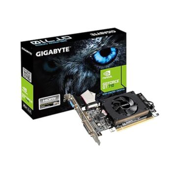 GIGABYTE GeForce GT 710 2GB DDR3 Graphics Card (GV-N710D3-2GL) Black