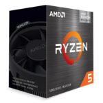 AMD Ryzen 5 5500GT Desktop Processor with Integrated Radeon Graphics 7, 6 cores 12 Threads 16MB Cache Base Clock 3.6 GHz Up to 4.4 GHz AM4 Socket