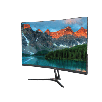 FINGERS (Satin-Curve-2421) 23.81 inch Curved Full HD VA Panel Monitor (Response Time: 16 ms, 100 Hz Refresh Rate)- Black