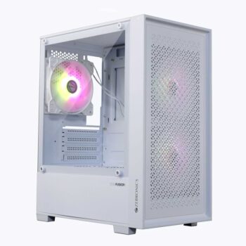 Zebronics Zeb- Fusion Premium Gaming Cabinet-White