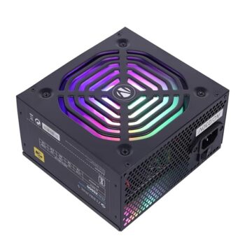 ZEBRONICS ZS500 500W Non Modular Power Supply with Silent 120mm RGB Fan (Black)
