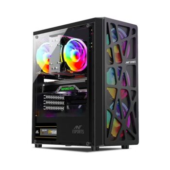Ant Esports Elite 1100 Mid Tower ATX , M-ATX, ITX Black Cabinet