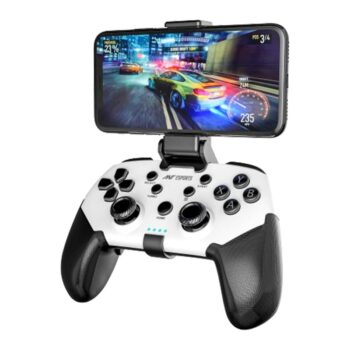 Ant Esports GP320 Wireless Gamepad| Android| Windows PC| IOS| Switch |PS4 | PS3 – Black White