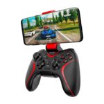 Ant Esports GP325 Wireless Bluetooth Gamepad (For PC, Android, iOS, PS3, PS4, PC) Black - Red