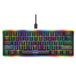 Ant Esports MK1300 Mini Wired Mechanical Gaming Keyboard with Red Switches
