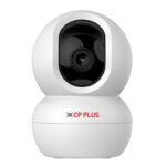 CP PLUS 3MP Full HD Smart Wi-Fi 360° View  CCTV Home Security Camera | Motion Detect | Night Vision | Supports SD Card, Alexa & Ok Google | 15 Mtr, White- CP-E38A