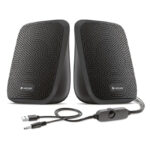 Lapcare Twiny LUS-204 2.0 5W X 2 Computer Speaker (Black)
