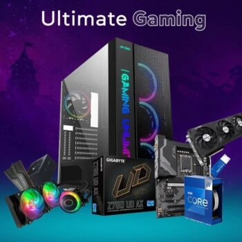 Ultimate Gaming PC Build | Intel Core i9 14900K | 16GB DDR5 Ram | 4060Ti 8GB Graphics Card | 1TB Nvme SSD | 750W 80+ Power Supply Tower PC