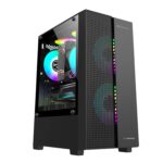 ZEBRONICS Zeb Twoface New Premium Gaming Mini Cabinet-Black