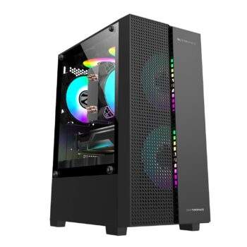 ZEBRONICS Zeb Twoface New Premium Gaming Mini Cabinet-Black