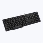 Zebronics K20 USB Keyboard with Rupee Key, USB Interface and Retractable Stand-Black