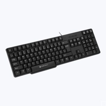 Zebronics K20 USB Keyboard with Rupee Key, USB Interface and Retractable Stand-Black