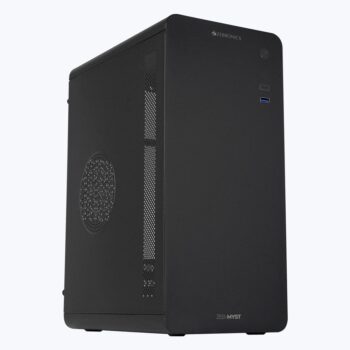Zebronics Zeb-Myst Cabinet Support Micro ATX And Mini ITX Motherboard- Black
