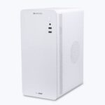 Zebronics Zeb-Myst White Cabinet Support Micro ATX And Mini ITX Motherboard-White