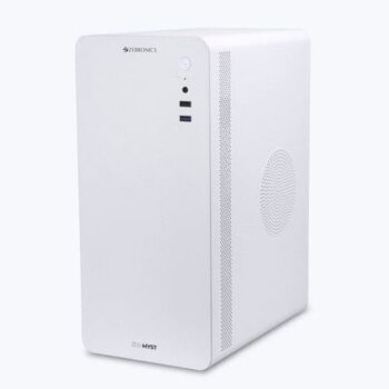 Zebronics Zeb-Myst White Cabinet Support Micro ATX And Mini ITX Motherboard-White