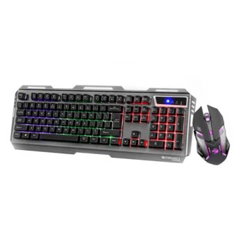 Zebronics Zeb-Transformer Gaming Keyboard and Mouse Combo (USB, Braided Cable)-Black